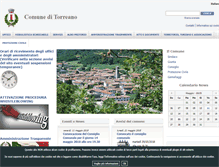 Tablet Screenshot of comune.torreano.ud.it